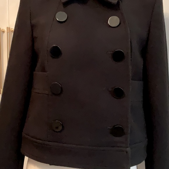 LOFT • Black Pea Coat - Picture 7 of 17